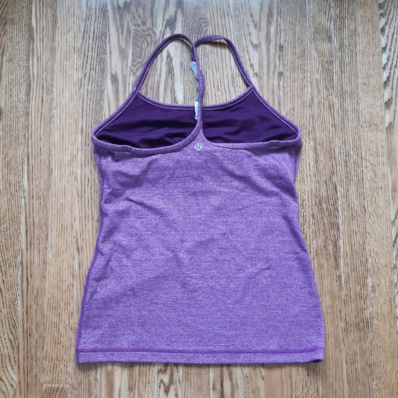 Lululemon heathered purple power pose tank - Picture 2 of 4